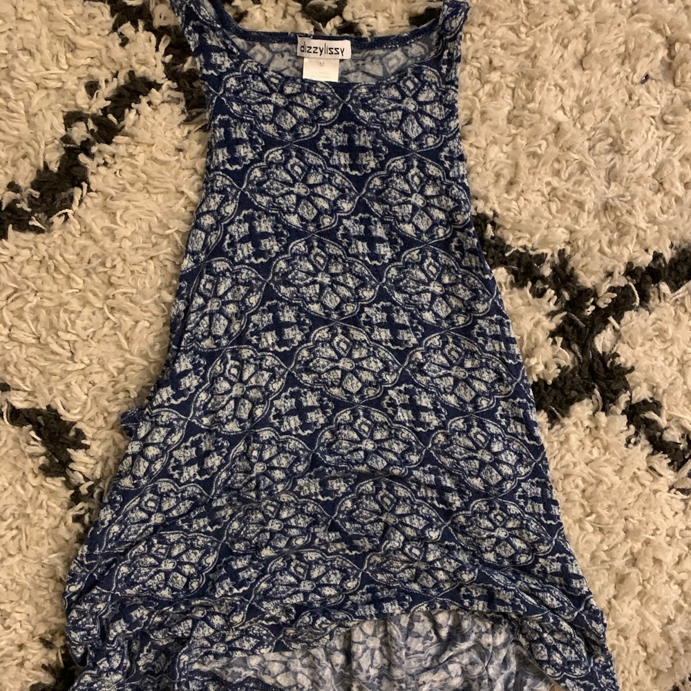 BLUE FLOWY TANK | SIZE SMALL
